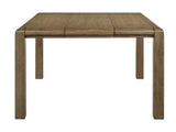Side view of Cockrell Light Brown Counter Height Dining Table and Chairs
