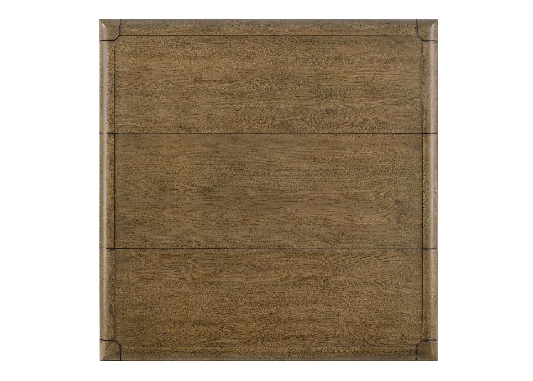 Side view displaying leg design of Cockrell Light Brown Dining Table