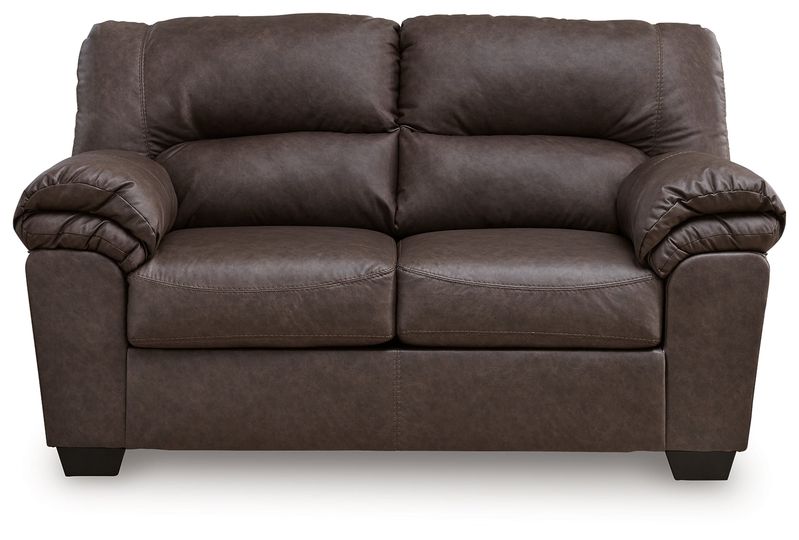 WillowBend Umber Sofa and Loveseat detail view