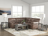 Close-up detail of sofa stitching and finish