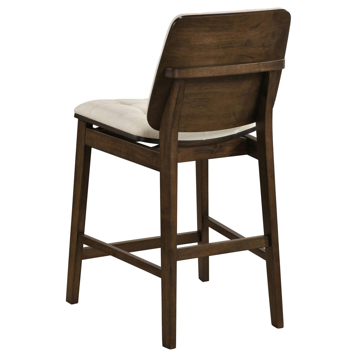 Hamlyn 5-Piece Round Wood Counter Height Dining Set Cream and Walnut — product image 8