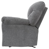 main view of Allmaxx Pewter Chenille Recliner recliner