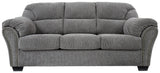 side view of Allmaxx Pewter Chenille Sofa furniture