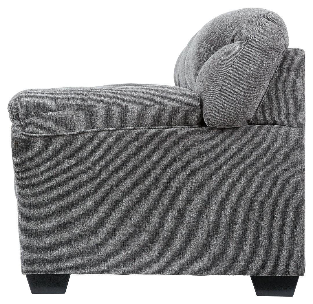 main view of Allmaxx Pewter Chenille Sofa furniture
