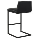 Vardon Genuine Leather Bar Stool Black Set of 2 — product image 6