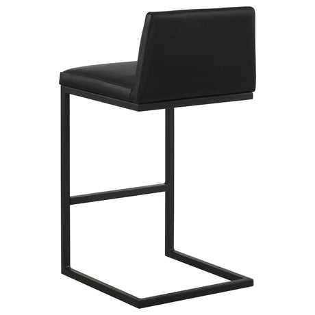 Vardon Genuine Leather Bar Stool Black Set of 2 — product image 6
