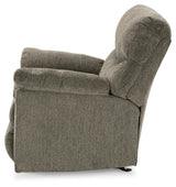 Alphons Putty Recliner chair alternate side view