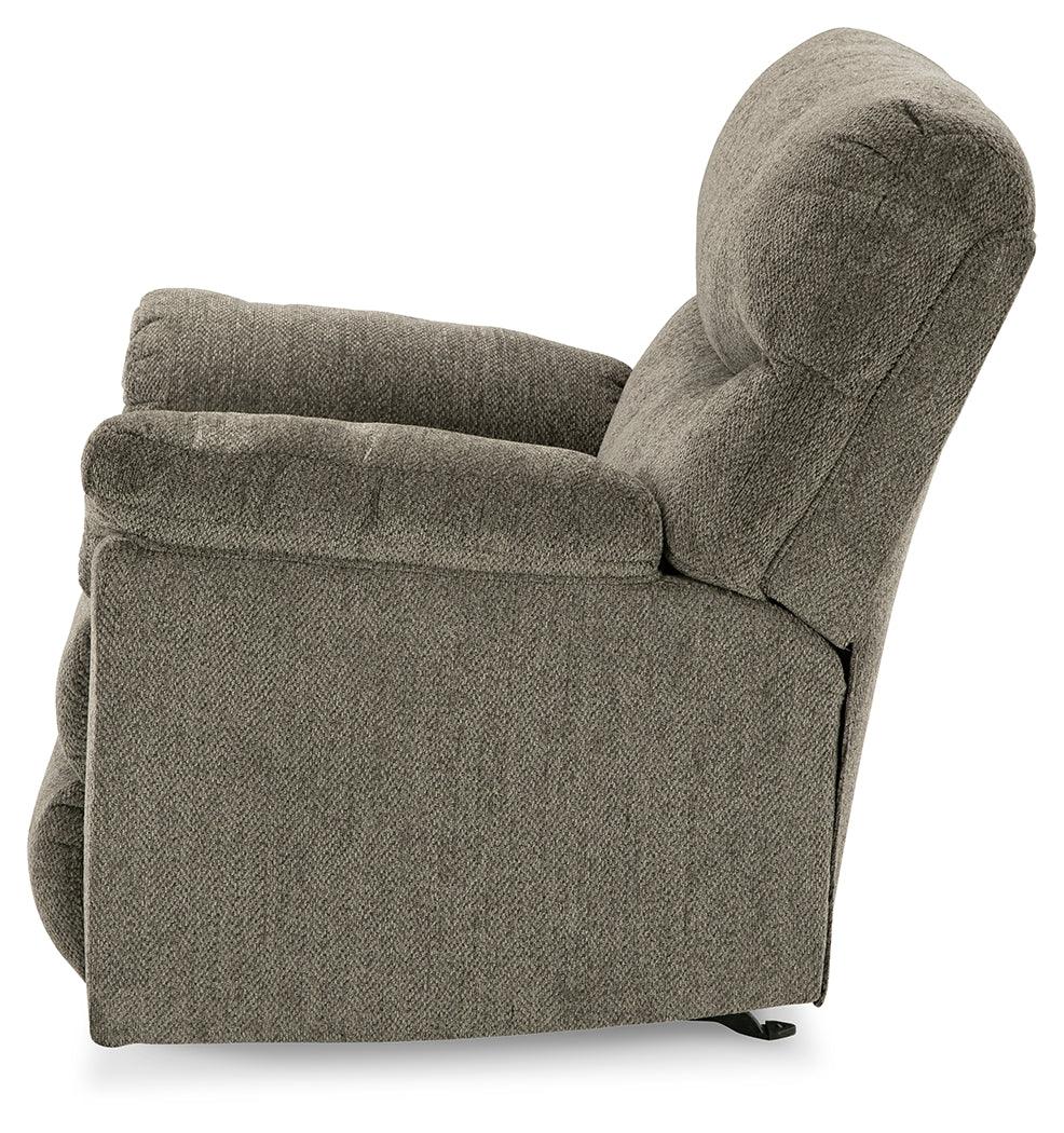 Alphons Putty Recliner chair alternate side view