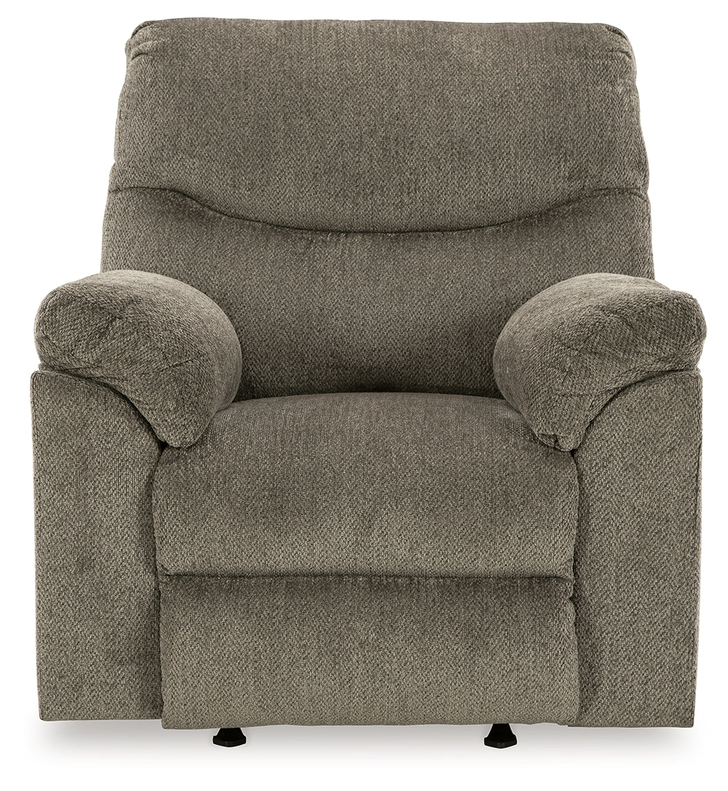 Alphons recliner chair head on view