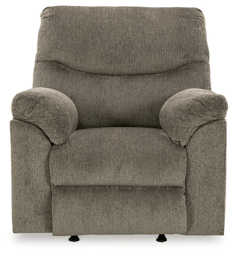 Alphons recliner chair head on view