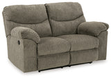 Alphons loveseat side angle closed reclining