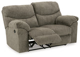 Alphons loveseat side angle open reclining