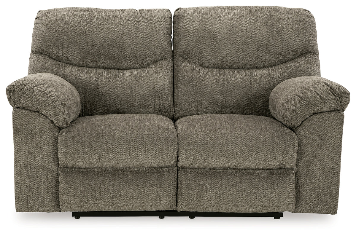 Alphons loveseat head on view