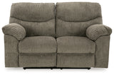 Alphons loveseat head on view