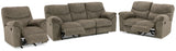 Alphons loveseat reclining seat side angle
