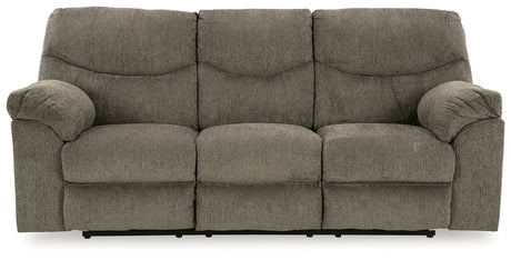 Alphons recliner chair open position side view