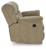 Alphons Briar Reclining Loveseat side profile