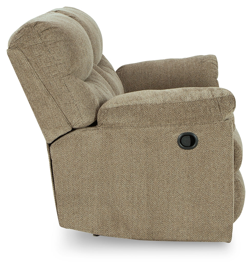 Alphons Briar loveseat arm detail
