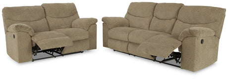 Alphons Briar loveseat reclining position
