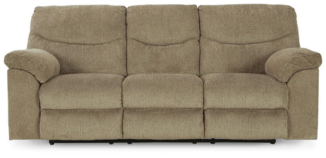 Alphons Briar Reclining Sofa side profile