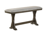 Detail of bench seat and leg design