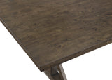 Side perspective of breakfast counter dining set