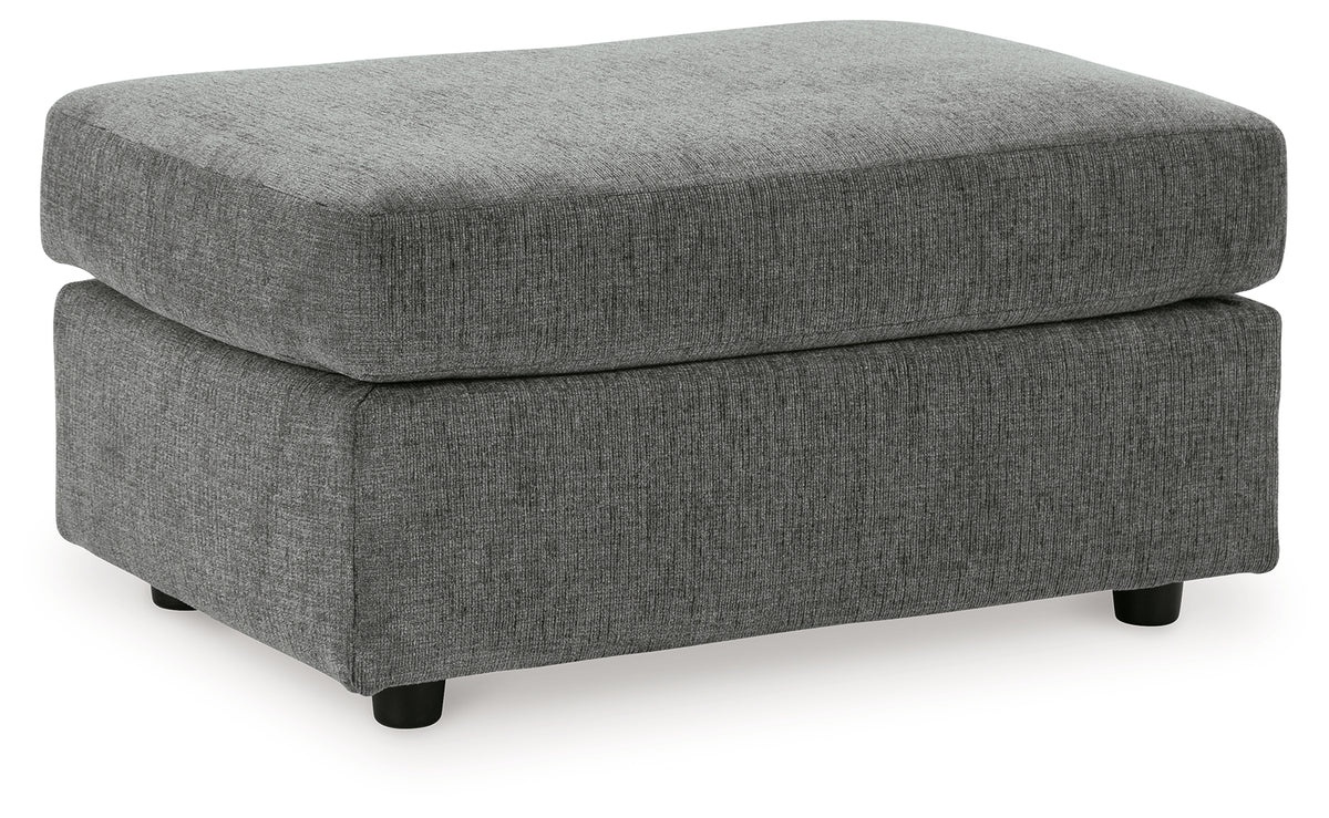 Dimension detail image of Stairatt Gravel loveseat