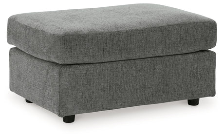 Dimension detail image of Stairatt Gravel loveseat