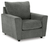 Stairatt Gravel Chenille Chair - Ella Furniture