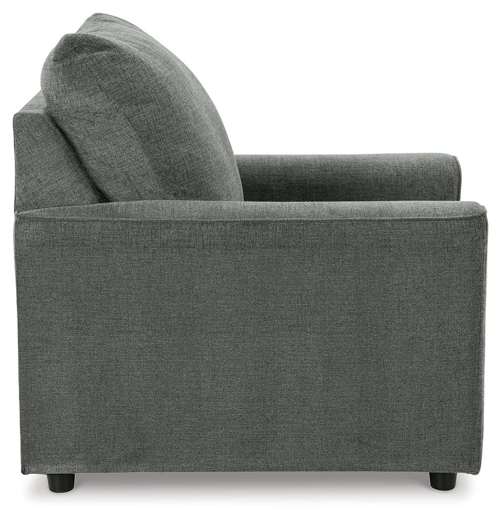 Stairatt Gravel Chenille Chair - Ella Furniture