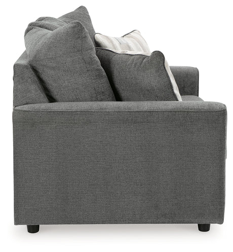 Side profile of Stairatt Gravel sofa