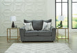Stairatt Gravel Chenille Loveseat - Ella Furniture