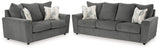Stairatt Gravel Sofa and Loveseat