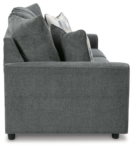 Alternate angle front view of Stairatt Gravel Sofa