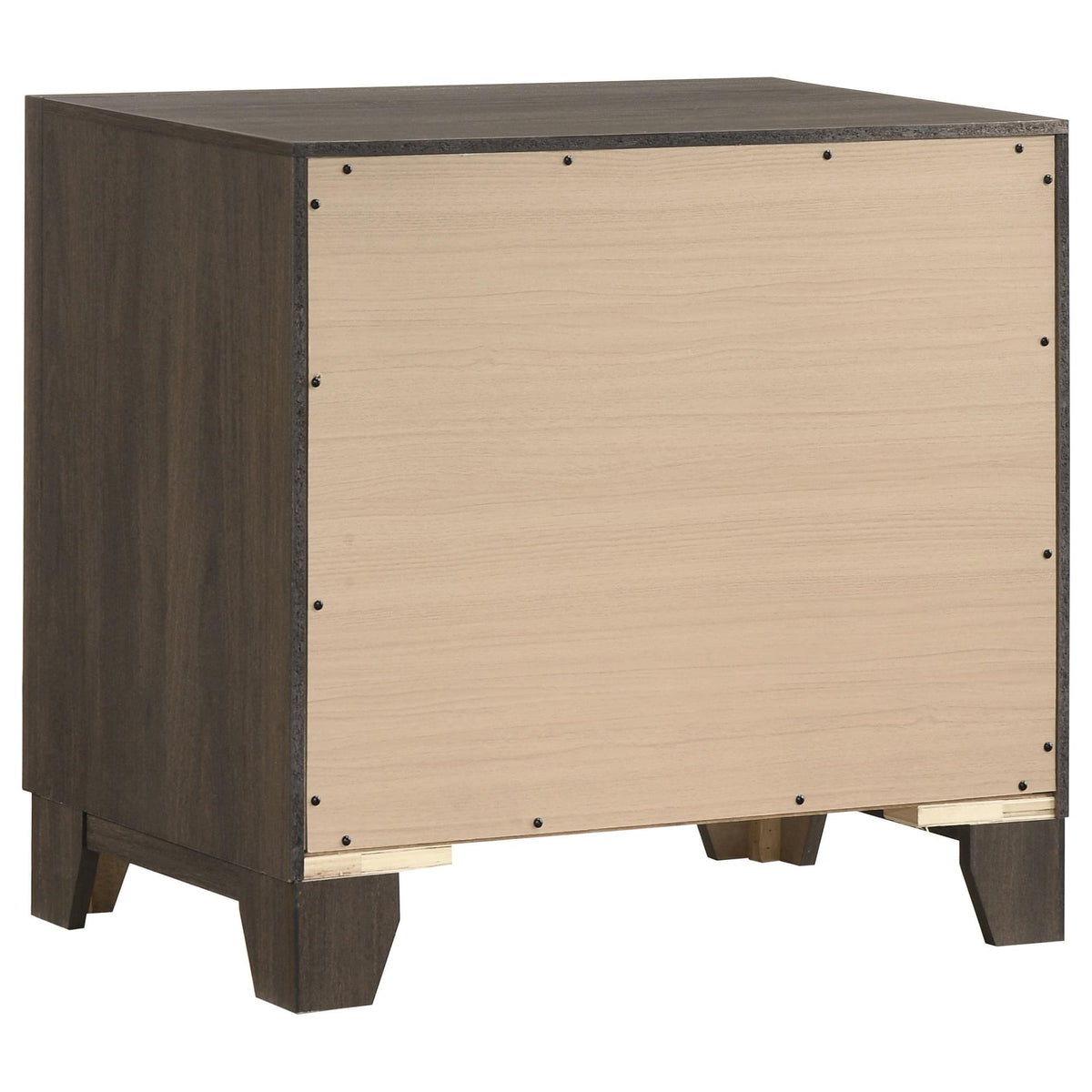 Farre Dark Brown 2-Drawer Nightstand — product image 6