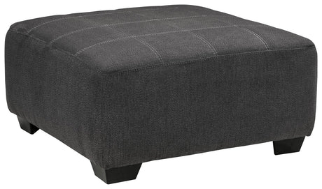 Close-up of Ambee slate chenille fabric upholstery