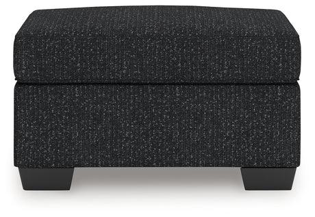 Jasmine Peaks Ottoman top view