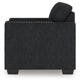 Side alternate view highlighting cushion depth