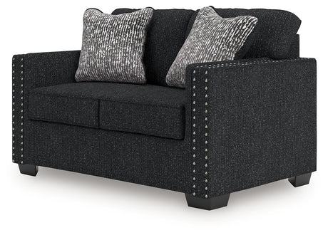 Jasmine Peaks loveseat alternate angle view