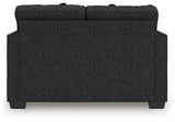 Jasmine Peaks loveseat back view