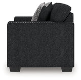 Jasmine Peaks loveseat side alternate angle