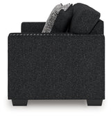 Alternate side view of sofa