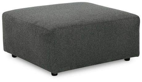 Edenfield Charcoal 3-Piece Sectional with Ottoman - image 11