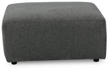 Edenfield Charcoal 3-Piece Sectional with Ottoman - image 10