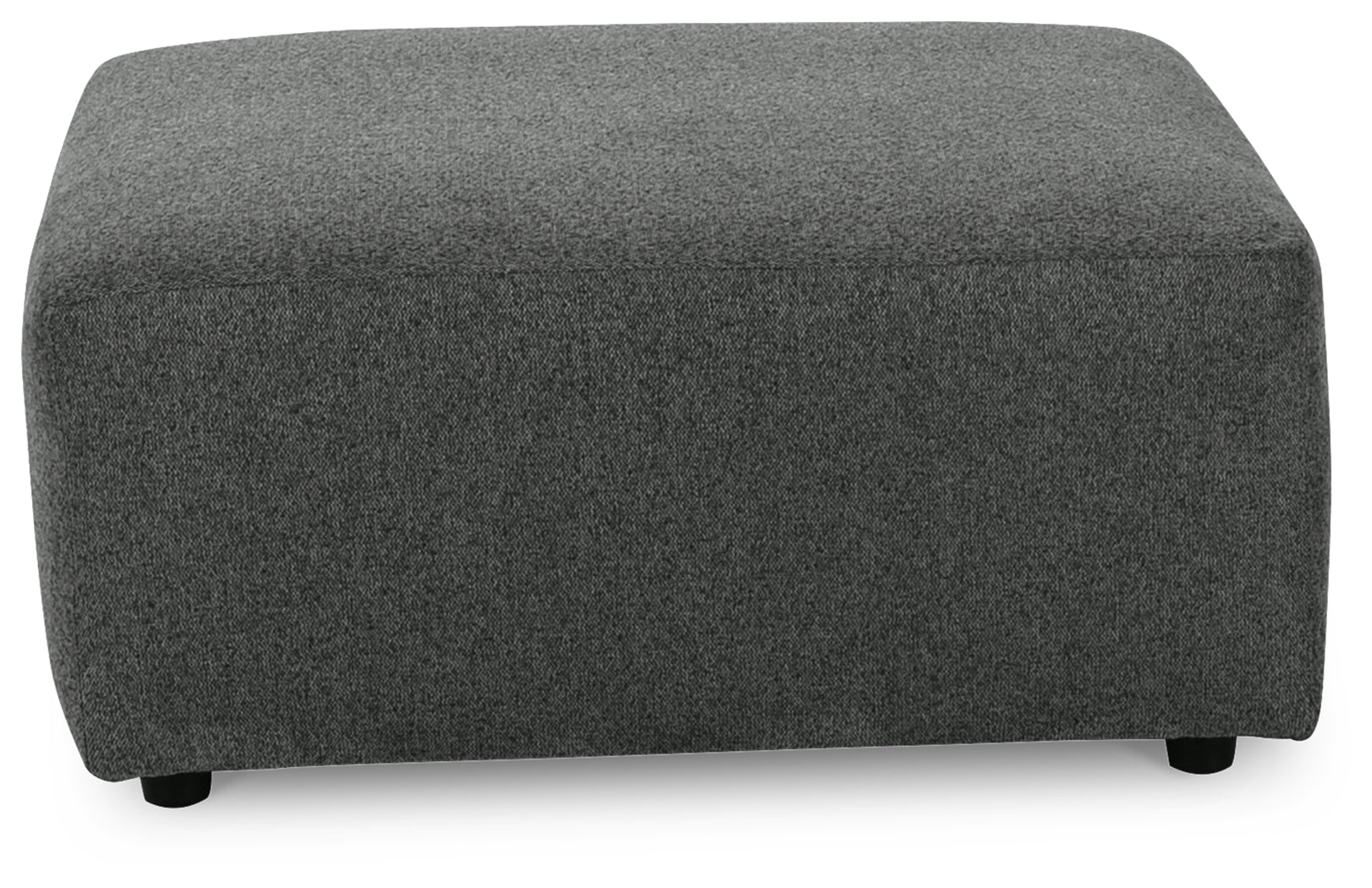 Edenfield Charcoal 3-Piece Sectional Sofa with Ottoman styled room view
