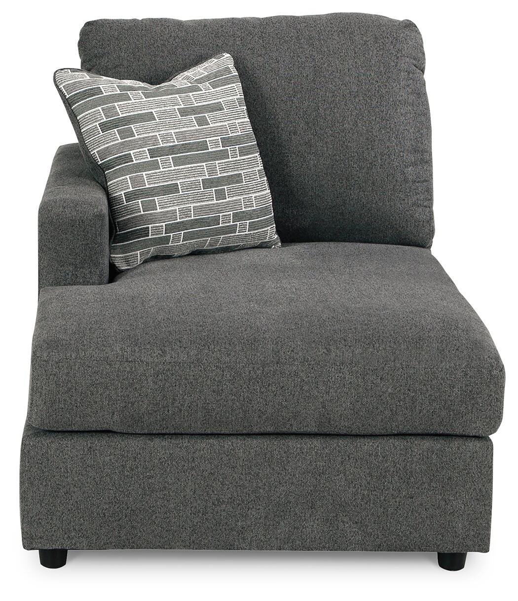 Edenfield Charcoal 3-Piece Sectional with Ottoman - image 4