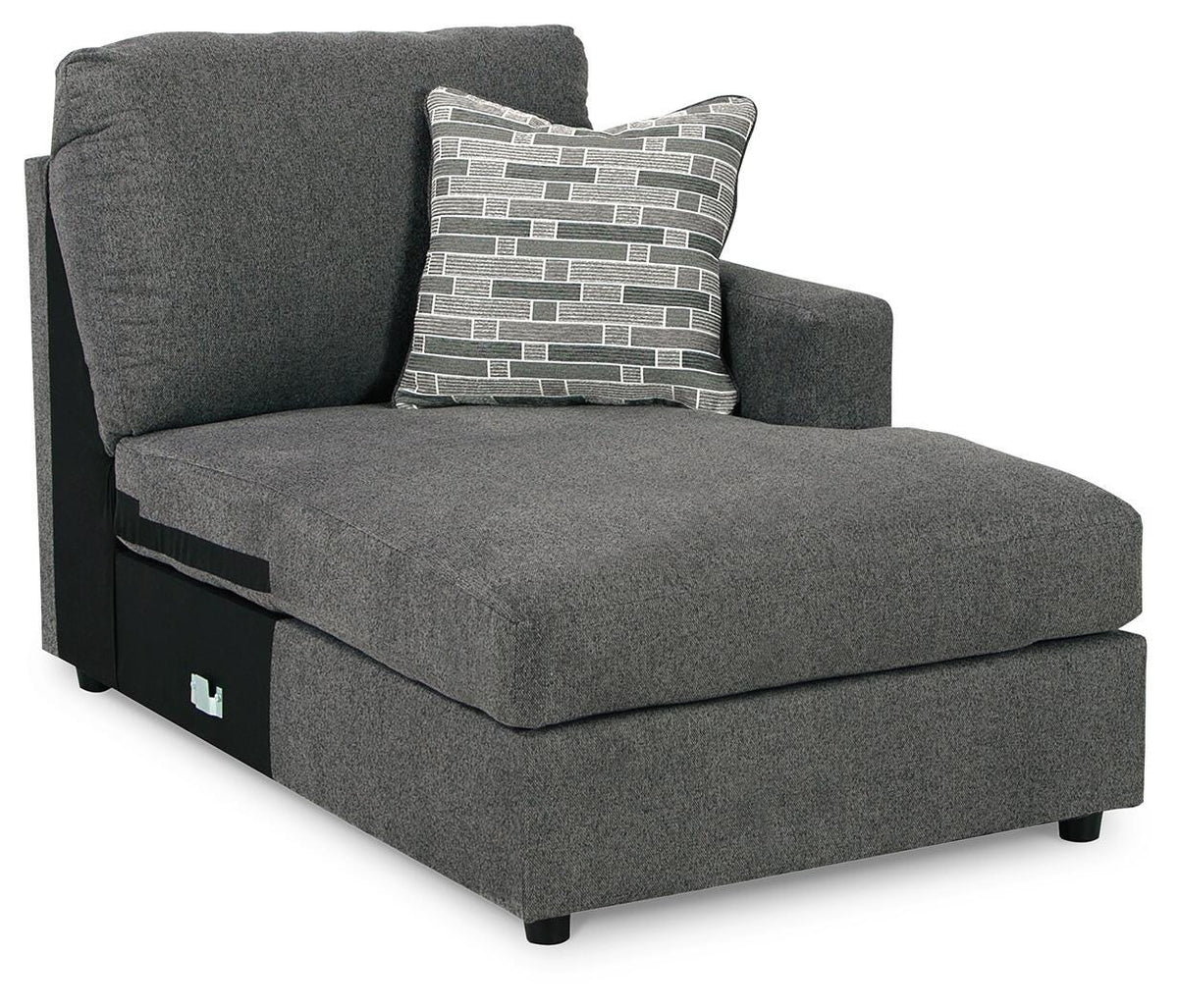 Edenfield Charcoal 3-Piece Sectional with Ottoman - image 10