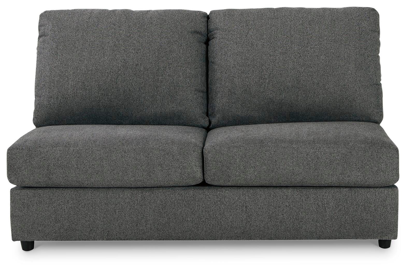Edenfield Charcoal 3-Piece Sectional with Ottoman - image 7
