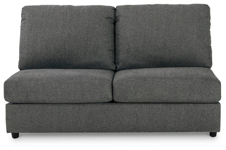 Edenfield Charcoal 3-Piece Sectional with Ottoman - image 7