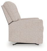 Larimer Stone Chenille Recliner main side view